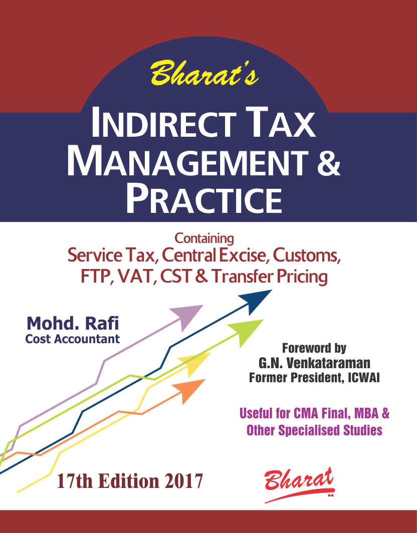 INDIRECT TAX MANAGEMENT & PRACTICE (For CMA Final
