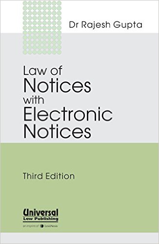 Law of Notices with Electronic Notices