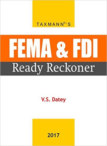 FEMA & FDI Ready Reckoner (January 2017 Edition) 