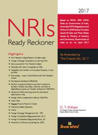 NRI Ready Reckoner - As amended by Finance Act 2017 -Book-D T Khilnani
