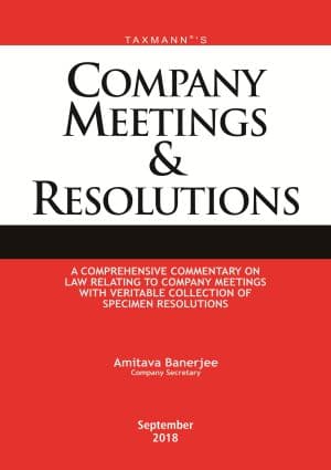 Company Meetings & Resolutions